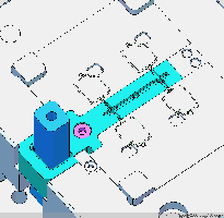 鋁合金壓鑄模具工作示意圖